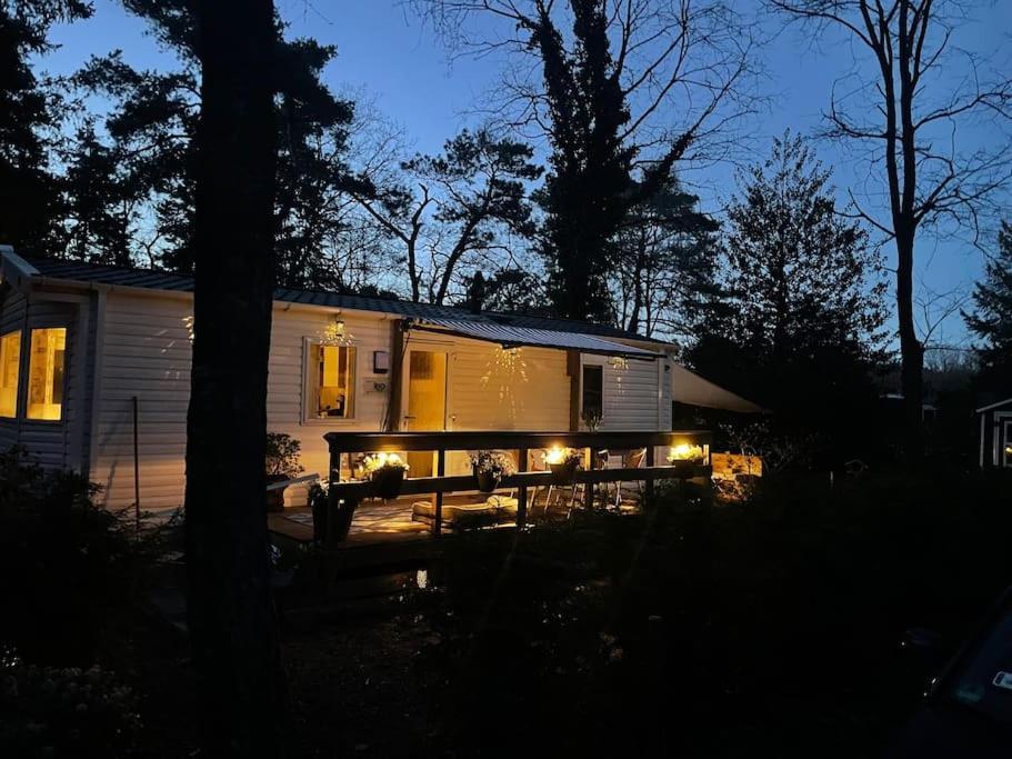 Knus Chalet Midden In De Bossen Nunspeet Dış mekan fotoğraf